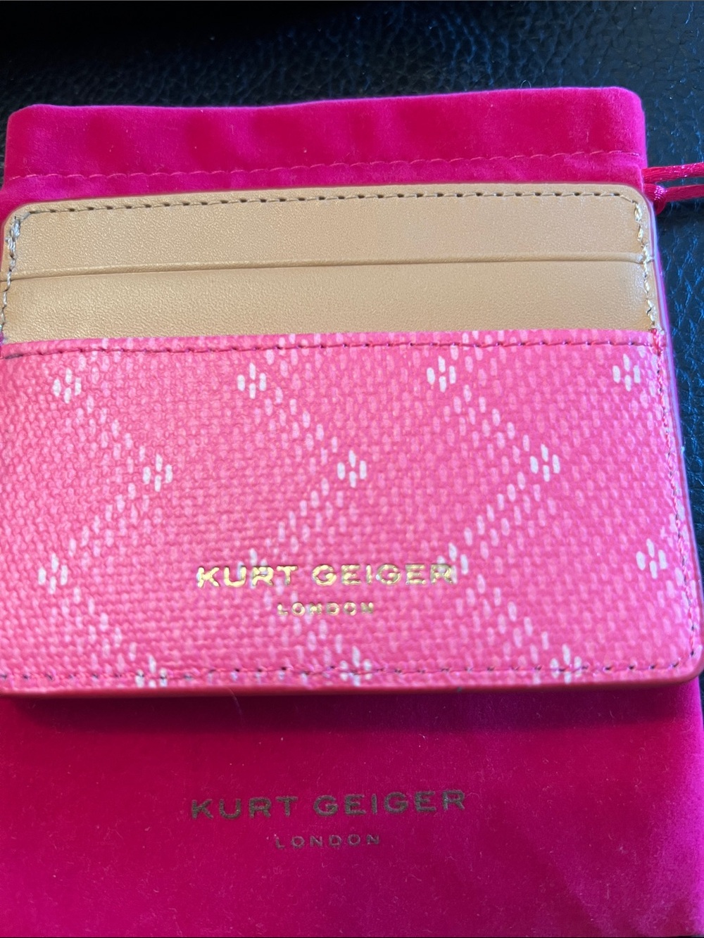 KURT GEIGER LONDON NWT Camden JEWELED EAGLE HEAD CARD HOLDER - Picture 7 of 10